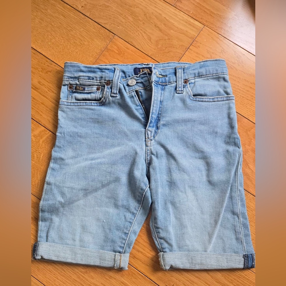 Polo by Ralph Lauren Kids' Light Blue Denim Shorts
